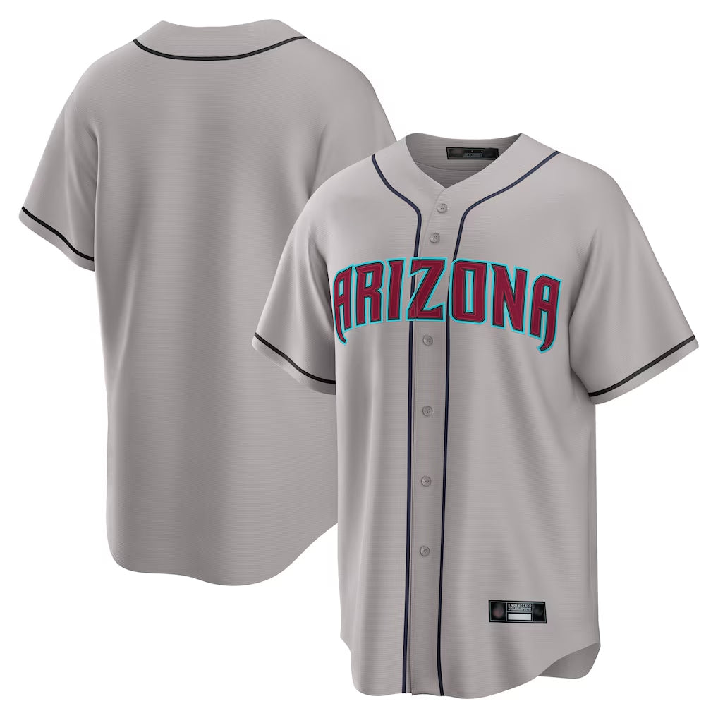 Arizona Diamondbacks Gray HOLBERT Road Home Game Blank Player Stitched Jerseys