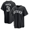 Houston Astros #3 Jeremy Pena Black HOLBERT Lights Out Limited Stitched Jersey