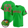 Custom Boston Red Sox Wally Vapor Premier Limited Jersey ¨C All Stitched-Green HOLBERT