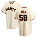San Francisco Giants #58 Nick Avila Cream HOLBERT Cool Base Stitched Jersey