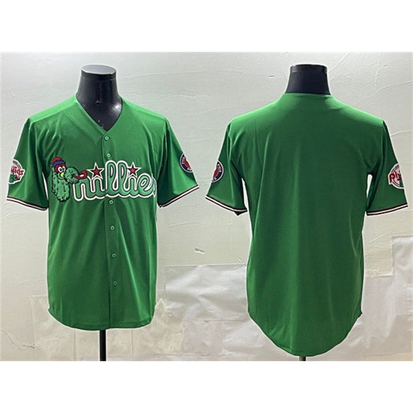 Philadelphia Phillies Blank Green HOLBERT Phanatic Limited Stitched Jersey 2