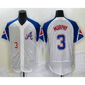 Atlanta Braves #3 Dale Murphy Number White HOLBERT 2023 City Connect Flex Base Stitched Jersey 2