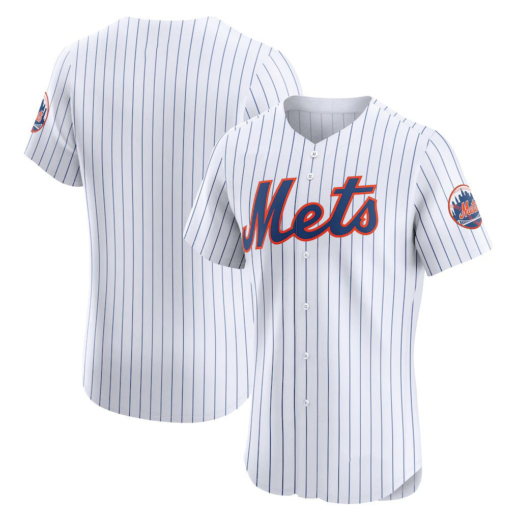 New York Mets White HOLBERT Home Elite Jersey