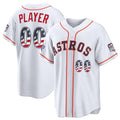 Custom Houston Astros 2026 All-Star Edition Stars & Stripes White HOLBERT Stadium Pick-A-Player Jersey