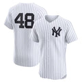 New York Yankees #48 Paul Goldschmidt White HOLBERT Home Elite Player Jersey