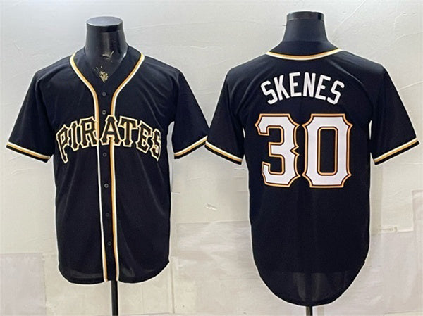 Pittsburgh Pirates #30 Paul Skenes 2026 Fashion Black HOLBERT Out Stitched Jersey