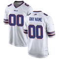 Custom B.Bills White HOLBERT Game Jersey