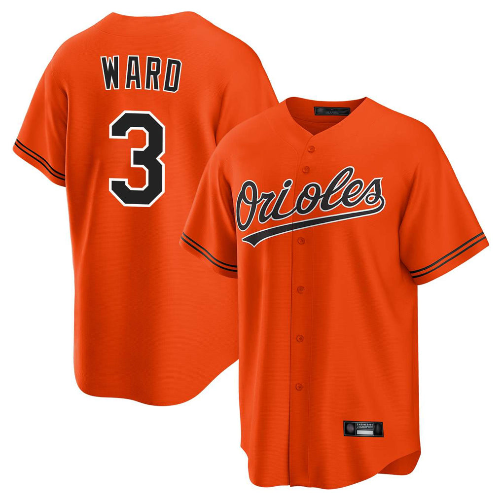 Baltimore Orioles #3 Taylor Ward Player Orange HOLBERT Home Game Stitched Jerseys