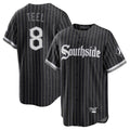 Chicago White Sox #8 Kyle Teel Player Black HOLBERT City Connect Home Game Stitched Jerseys
