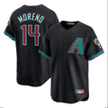 Arizona Diamondbacks #14 Gabriel Moreno Player Black HOLBERT Fashion Out Home Game Stitched Jerseys
