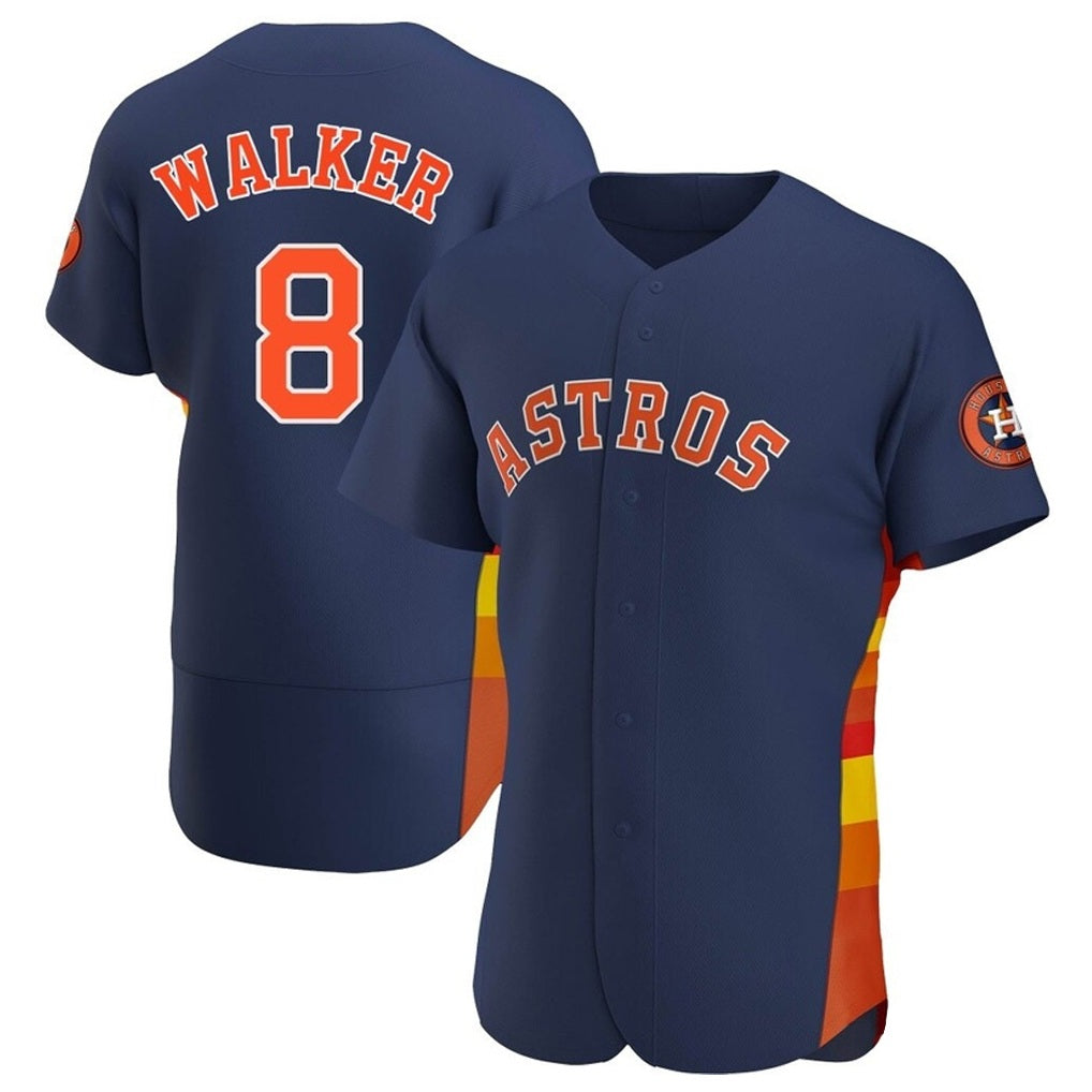 Houston Astros #8 Christian Walker Player Navy HOLBERT Home Limited Elite Stitched Jerseys