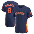 Houston Astros #8 Christian Walker Player Navy HOLBERT Home Limited Elite Stitched Jerseys
