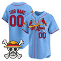Custom St. Louis Cardinals x One Piece Blue HOLBERT Vapor Premier Limited Jersey - Stitched