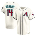 Arizona Diamondbacks #14 Gabriel Moreno Cream HOLBERT Home Limited Player Jersey