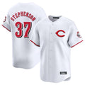 Cincinnati Reds #37 Tyler Stephenson Player White HOLBERT Limited Home Stitched Jerseys