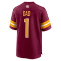W.Commanders Number #1 Dad Burgundy HOLBERT Game Jersey
