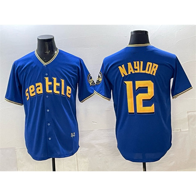 Seattle Mariners #12 Josh Naylor Royal HOLBERT 2025 Limited Stitched jersey