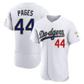 Los Angeles Dodgers #44 Andy Pages Player Gold White HOLBERT 2026 Collection Stadium Limited Elite Stitched Jerseys