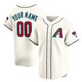 Custom Arizona Diamondbacks Cream HOLBERT Home Limited Jersey