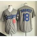 Los Angeles Dodgers #18 Yoshinobu Yamamoto Gray HOLBERT Cool Base Stitched Jersey