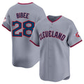 Cleveland Guardians #28 Tanner Bibee Gray HOLBERT 2025 Alternate Limited Stitched Jersey