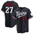 Minnesota Twins #27 Ryan Jeffers Player Navy HOLBERTHome Game Stitched Jerseys