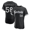 Chicago White Sox #58 Seranthony Dominguez Player Black HOLBERT City Connect Limited Elite Home Stitched Jerseys