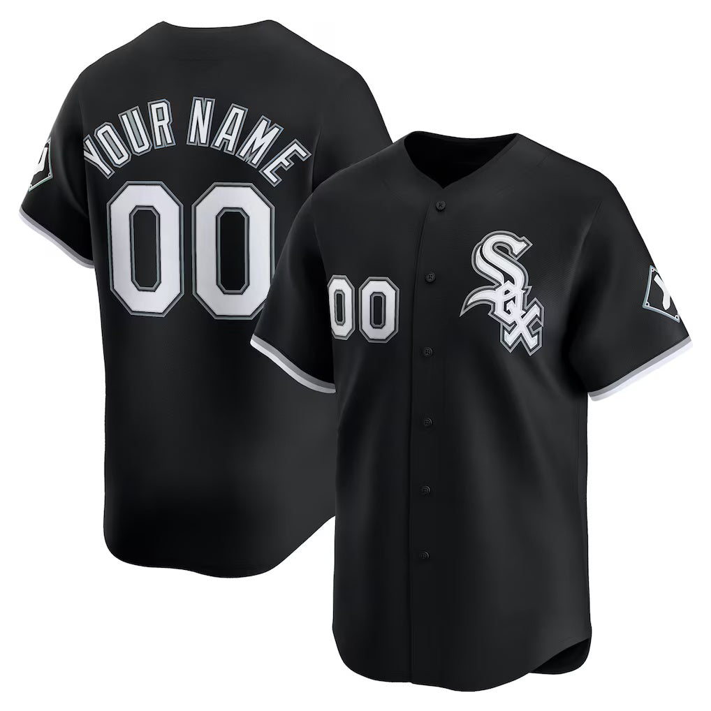 Custom Chicago White Sox Black HOLBERT Alternate Limited Jersey