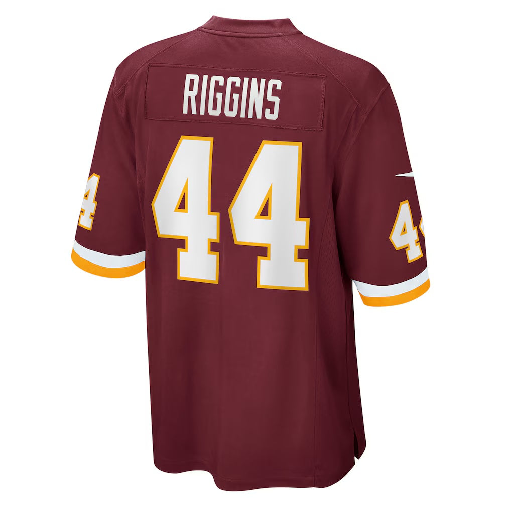 W.Football Team #44 John Riggins Burgundy HOLBERT Retired Player Jersey