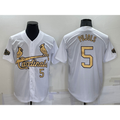 St. Louis Cardinals #5 Albert Pujols Number White HOLBERT 2022 All Star Stitched Cool Base Jersey