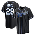 Kansas City Royals #28 Kyle Isbel Player Black HOLBERT Carbon Fashion Home Game Stitched Jerseys