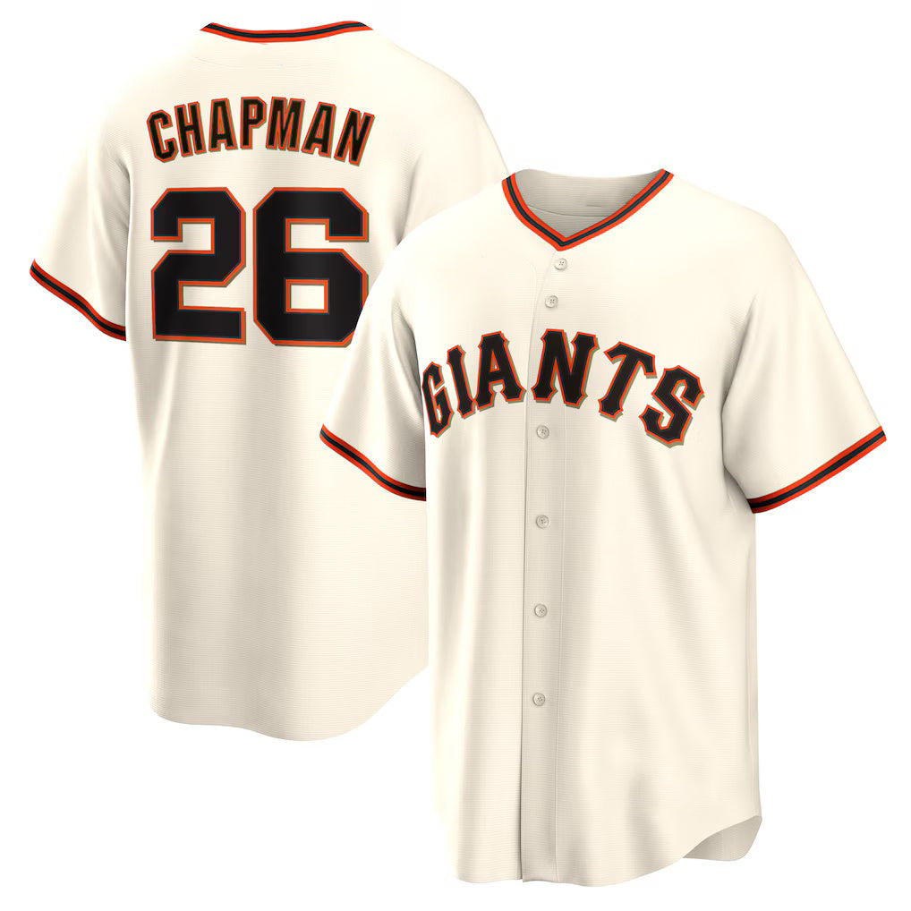 San Francisco Giants #26 Matt Chapman Cream HOLBERT Home Replica Jersey
