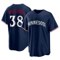 Minnesota Twins #38 Matt Wallner Player Navy HOLBERTReplica Alternate Home Stitched Jerseys
