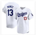 Los Angeles Dodgers #13 Max Muncy White HOLBERT Stitched Cool Base Jersey