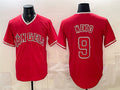 Los Angeles Angels #9 Zach Neto Red HOLBERT Stitched Jersey