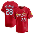 St. Louis Cardinals #28 Nolan Arenado Red HOLBERT 2024 City Connect Limited Player Jersey