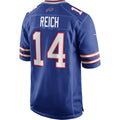 B.Bills #14 Frank Reich Royal HOLBERT Game Retired Player Jersey