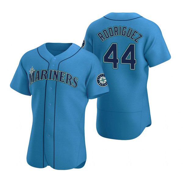 Seattle Mariners #44 Julio Rodr¨ªguez Royal HOLBERT Flex Base Stitched Jersey