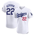 Los Angeles Dodgers #22 Clayton Kershaw Player White HOLBERT Limited Elite Stitched Jerseys