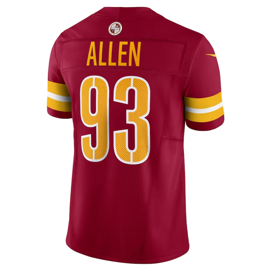 W.Commanders #93 Jonathan Allen Vapor F.U.S.E. Limited Jersey - Burgundy HOLBERT