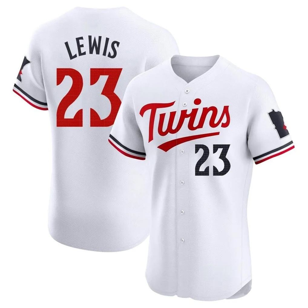 Minnesota Twins #23 Royce Lewis Player White HOLBERTHome Limited Elite Stitched Jerseys