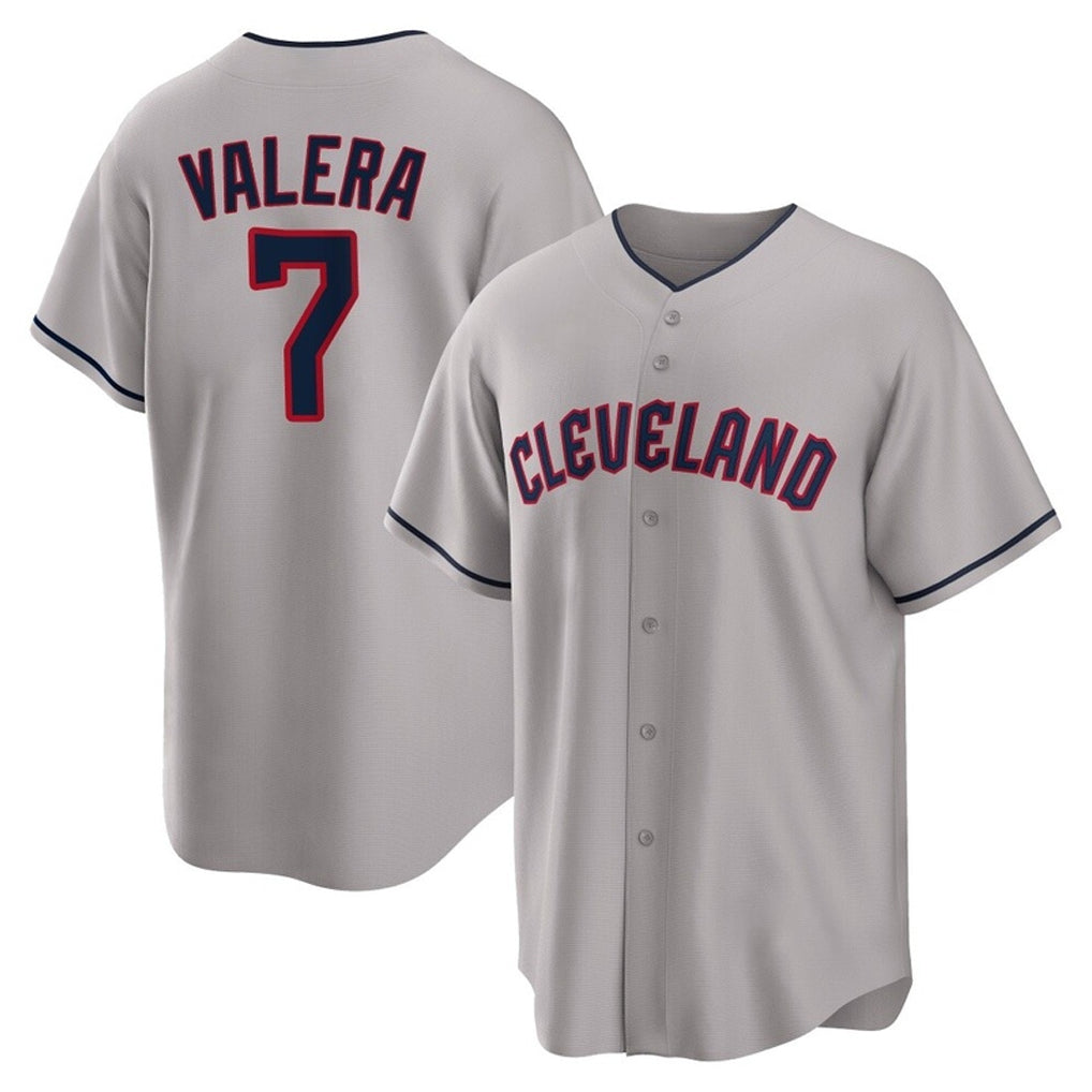 Cleveland Guardians #7 George Valera Player Gray HOLBERT Game Home Stitched Jerseys