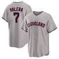 Cleveland Guardians #7 George Valera Player Gray HOLBERT Game Home Stitched Jerseys