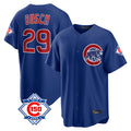 Chicago Cubs #29 Michael Busch Player Royal HOLBERT 150th Anniversary Home Game Stitched Jerseys