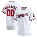 Custom Washington Nationals White HOLBERT Home Limited Jersey
