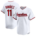 Cleveland Guardians #11 Jos¨¦ Ram¨ªrez White HOLBERT Home Limited Player Jersey