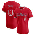 Los Angeles Angels #9 Zach Neto Player Red HOLBERT Home Limited Elite Stitched Jerseys