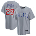 Chicago Cubs #29 Michael Busch Player Gray HOLBERT Home Game Stitched Jerseys