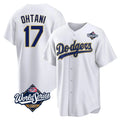 Los Angeles Dodgers #17 Shohei Ohtani Player Gold White HOLBERT World Series 2026 Collection Stadium Game Stitched Jerseys