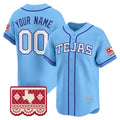 Custom Texas Rangers Blue HOLBERT 2026 City Connect Vapor Premier Limited Jersey - All Stitched